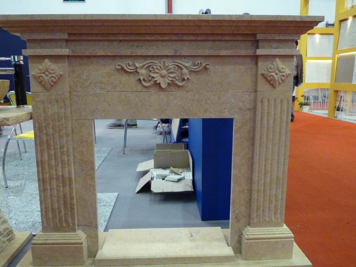 Jura Beige Fireplace